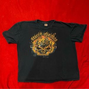 Harley Davidson men’s 2XL t-shirt Blue Ridge Harley Davidson Hickory NC